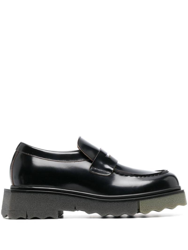 Off-White Sponge leather loafers - Black von Off-White