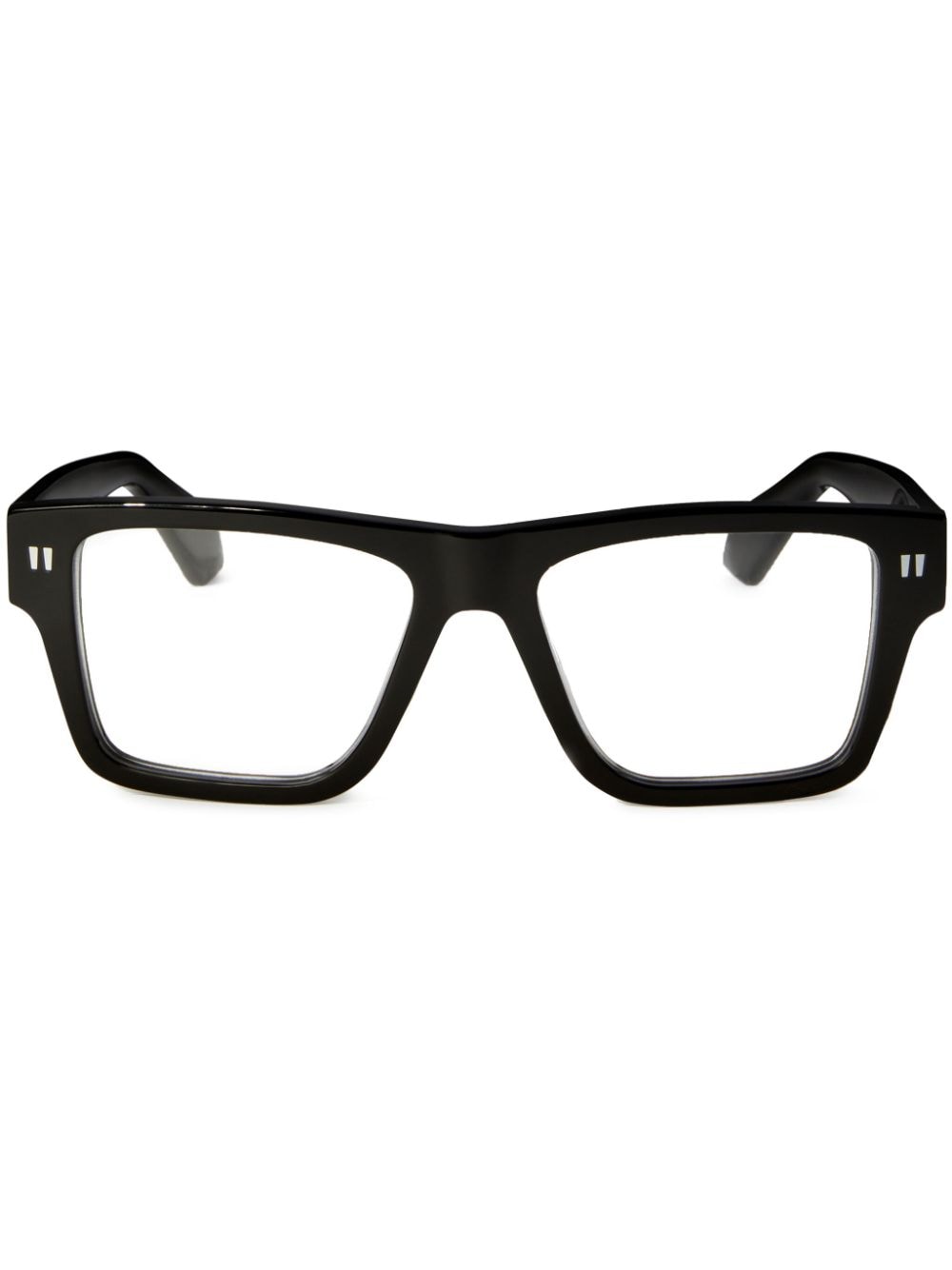 Off-White Eyewear Style 75 glasses - Black von Off-White Eyewear