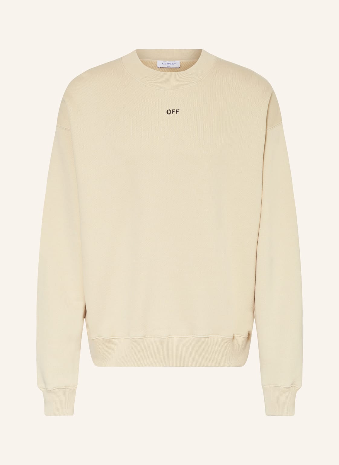 Off-White Sweatshirt Off Stamp Skate braun von Off-White