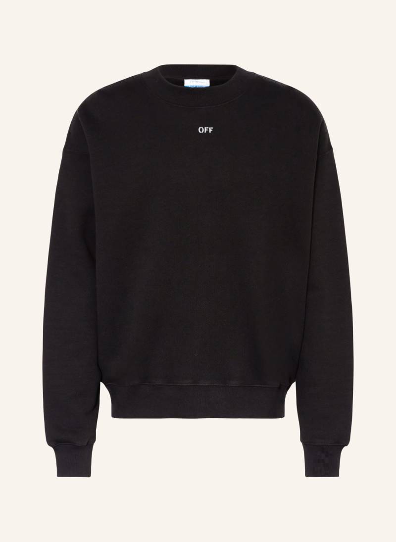 Off-White Sweatshirt Off Stamp Skate schwarz von Off-White