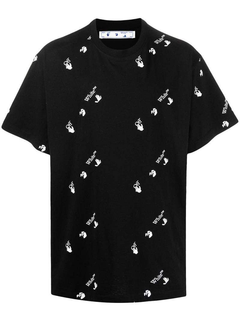 Off-White Swimming Man logo-print T-shirt - Black von Off-White