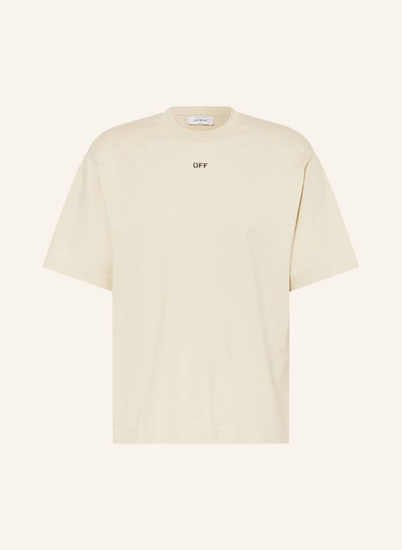 Off-White T-Shirt Off Stamp Skate braun von Off-White