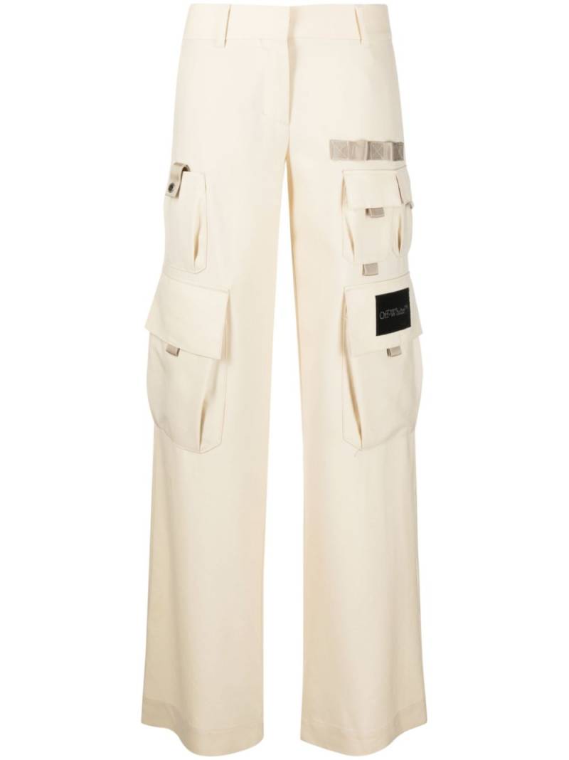 Off-White Toybox wide-leg cargo trousers - Neutrals von Off-White