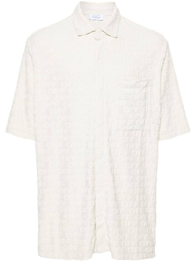 Off-White Terry Bowling shirt - Neutrals von Off-White