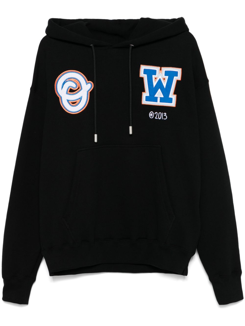 Off-White Wiz patch skate hoodie - Black von Off-White