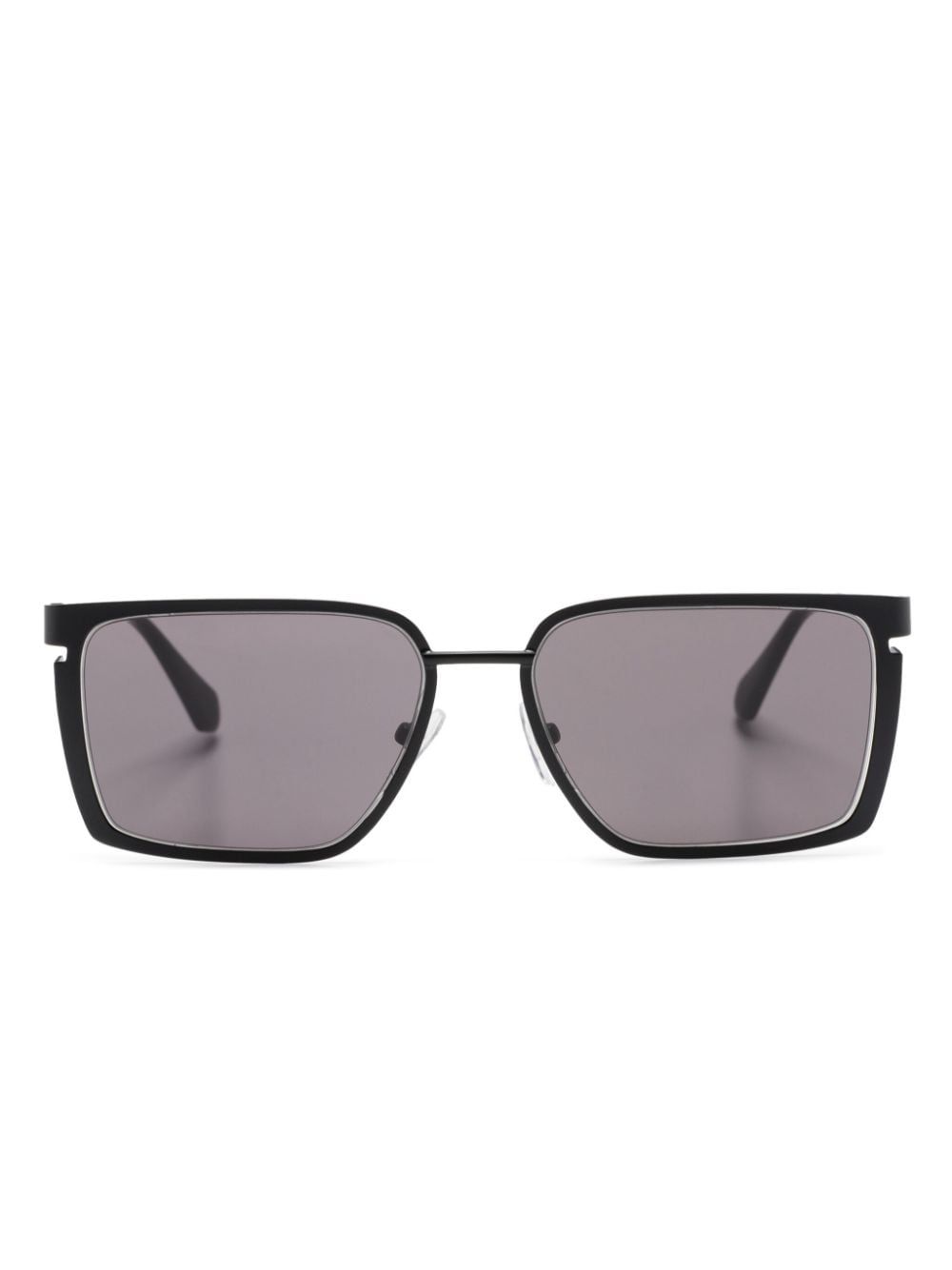 Off-White Eyewear Yoder rectangle-frame sunglasses - Black von Off-White Eyewear