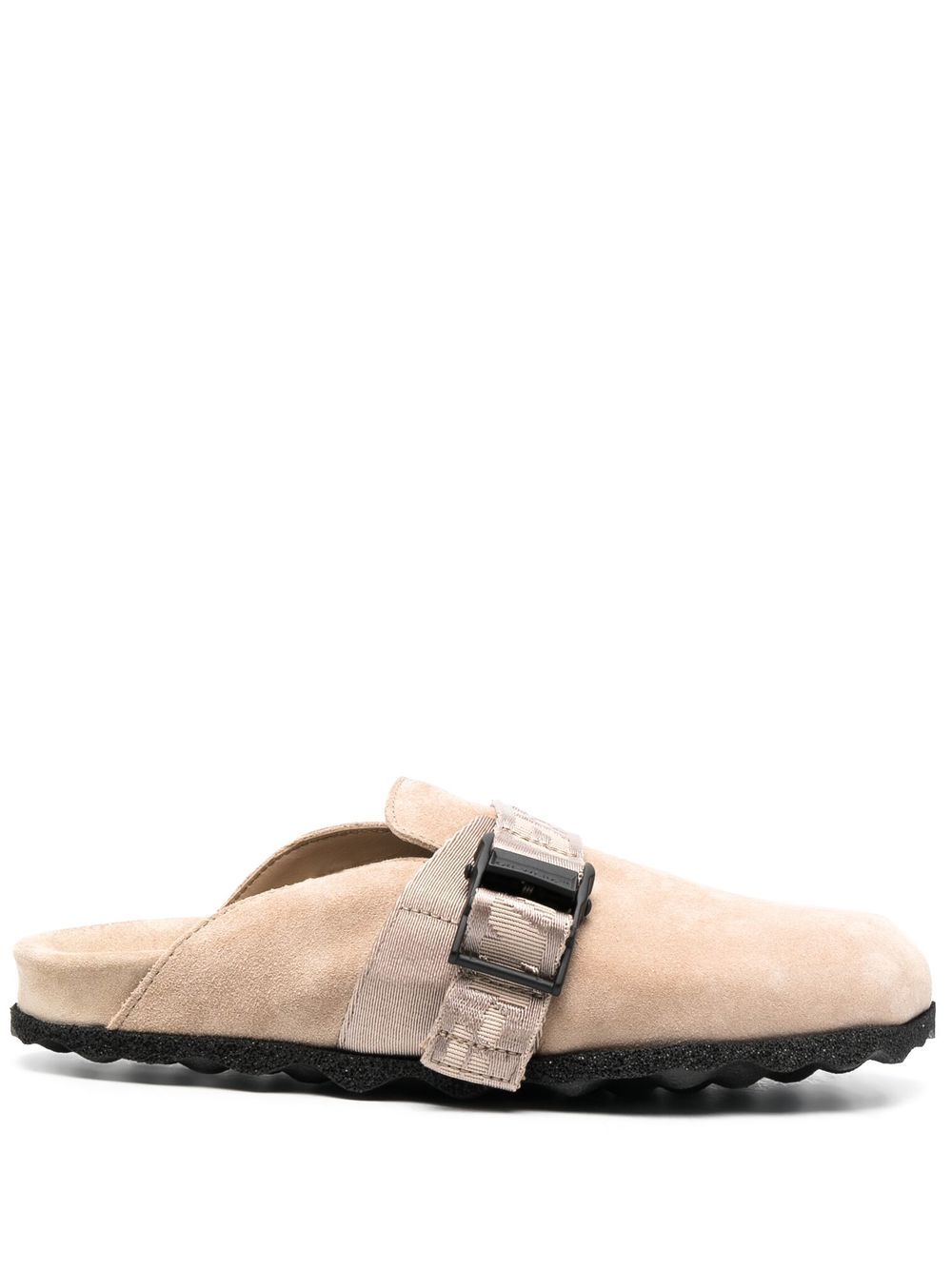 Off-White buckled round-toe mules - Neutrals von Off-White