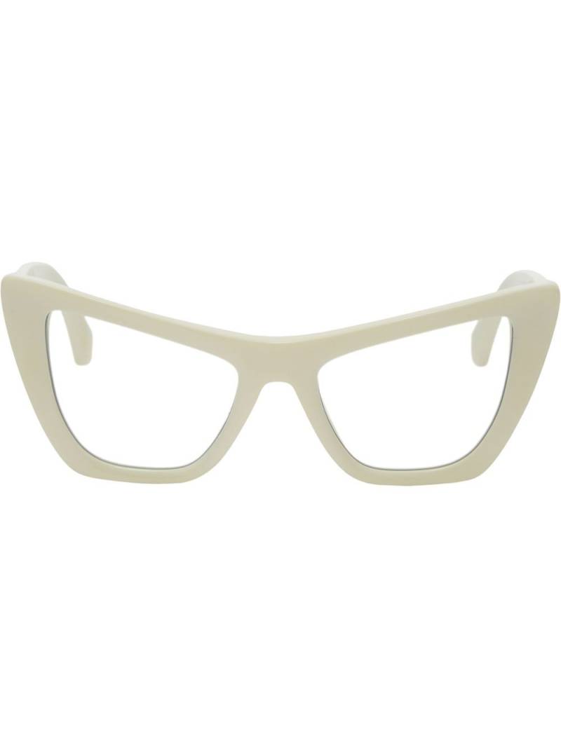 Off-White Eyewear cat-eye frame sunglasses - Blue von Off-White Eyewear