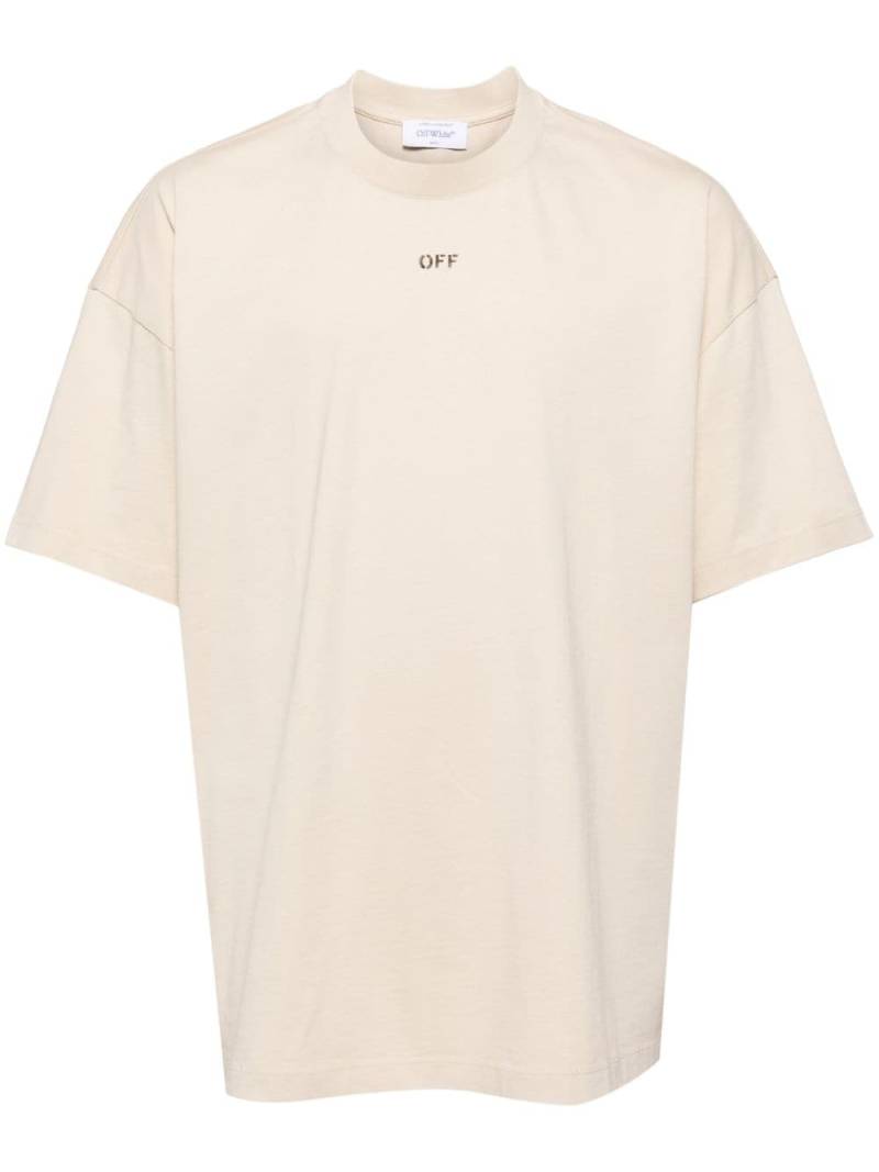 Off-White cotton t-shirt - Neutrals von Off-White