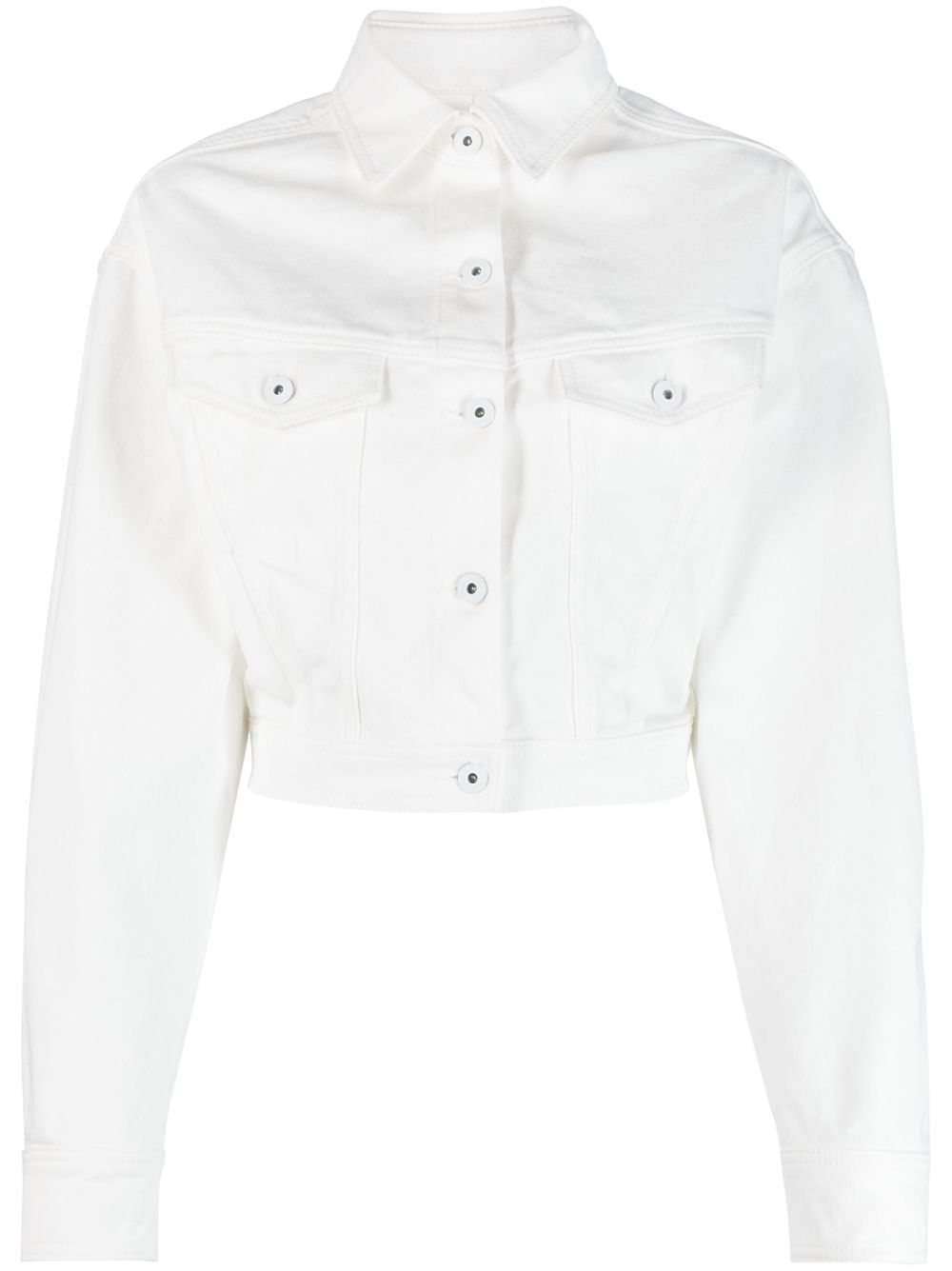 Off-White cropped denim jacket von Off-White