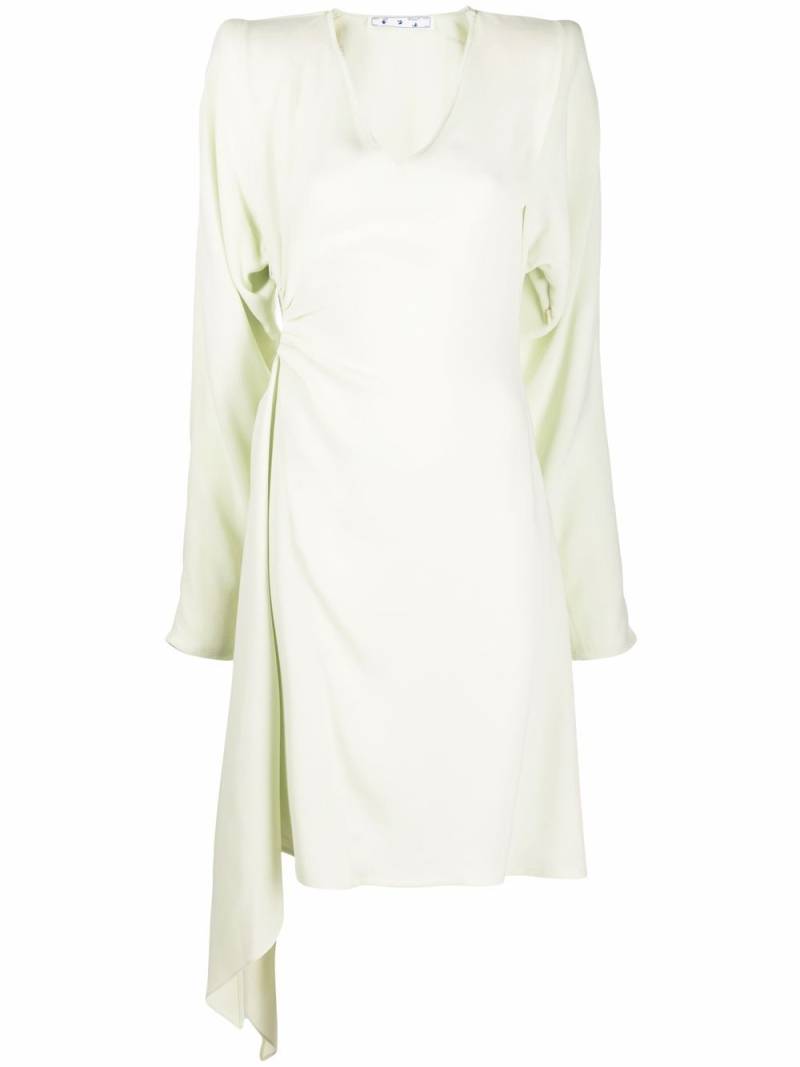 Off-White cut-out long-sleeve dress - Green von Off-White