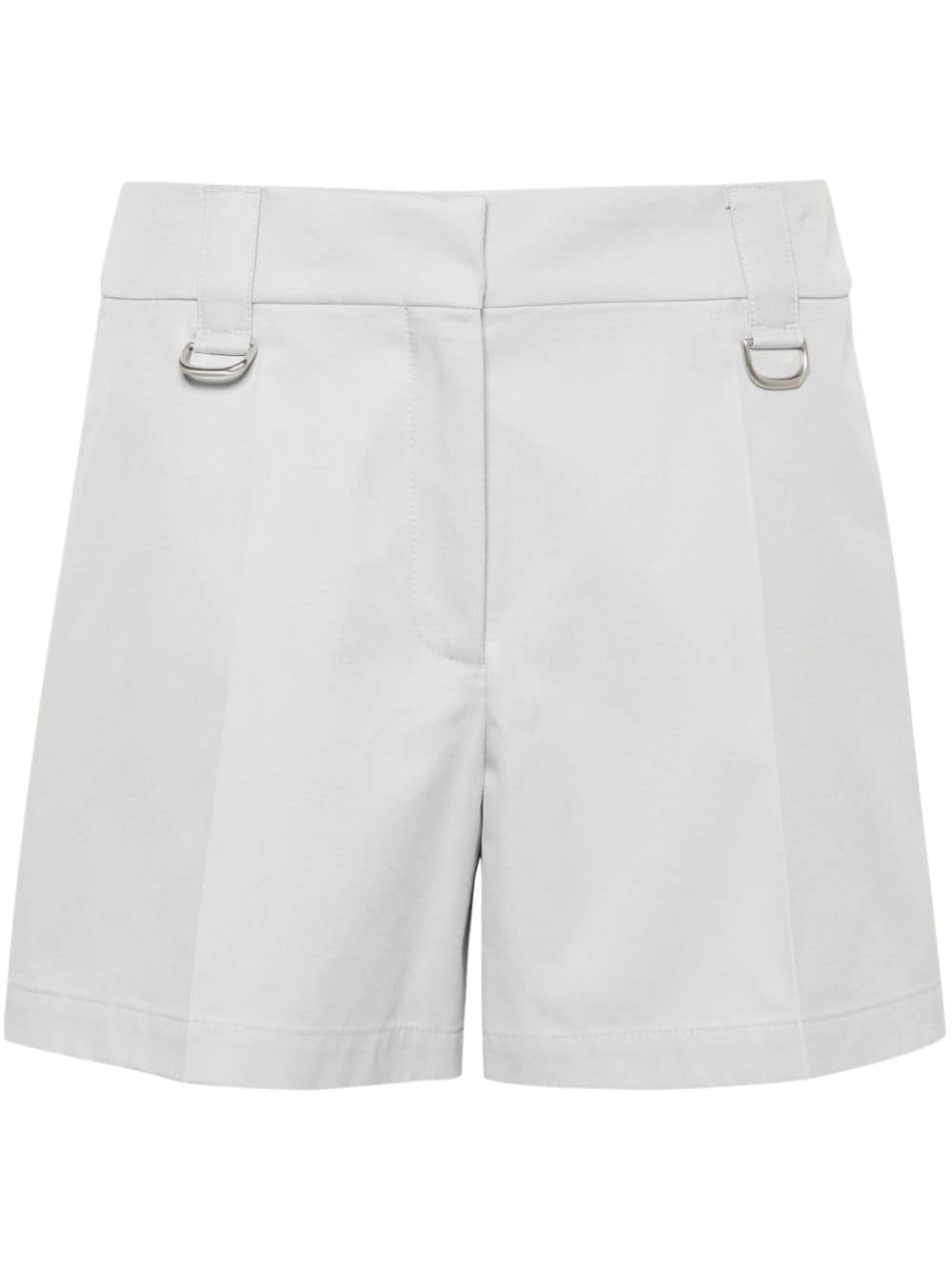 Off-White high-waisted cotton shorts - Grey von Off-White