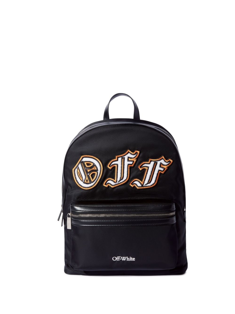 Off-White logo-appliqué backpack - Black von Off-White