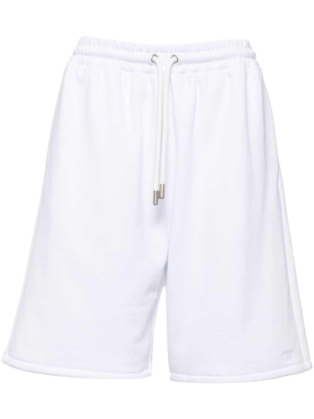 Off-White logo-embroidered cotton shorts von Off-White