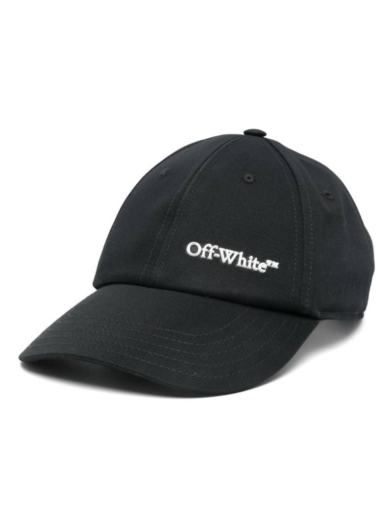 Off-White logo-lettering baseball cap - Black von Off-White