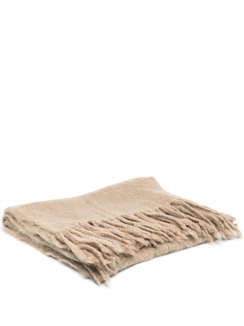 Off-White logo patch blanket - Neutrals von Off-White