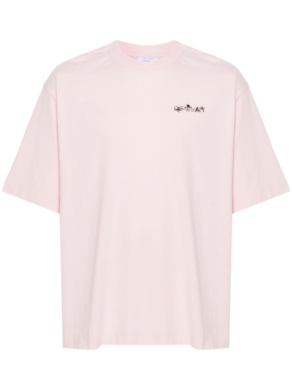 Off-White logo-print T-shirt - Pink von Off-White