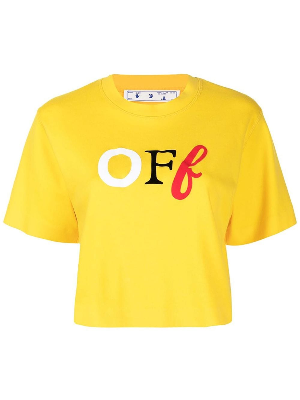 Off-White logo-print T-shirt - Yellow von Off-White