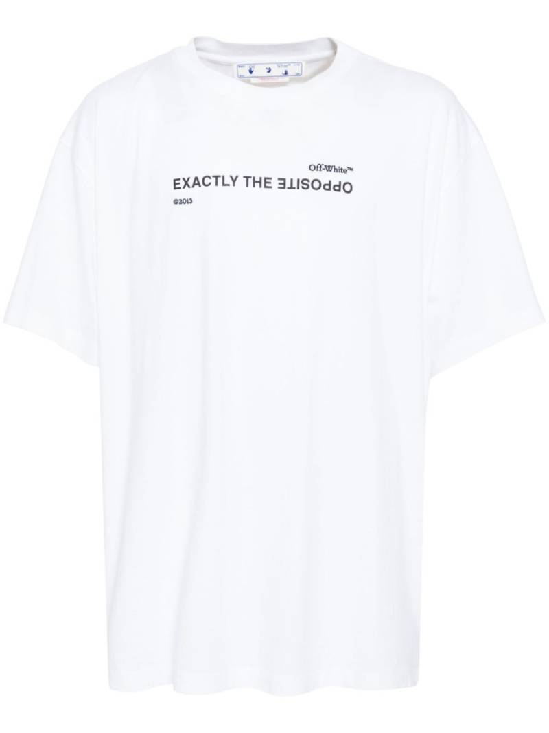 Off-White logo print T-shirt von Off-White