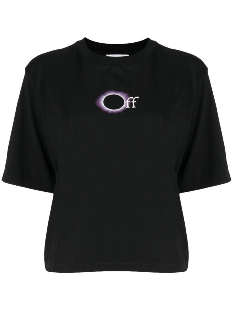 Off-White logo-print cotton T-shirt - Black von Off-White