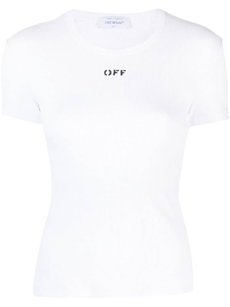 Off-White logo-print cotton-blend T-shirt von Off-White