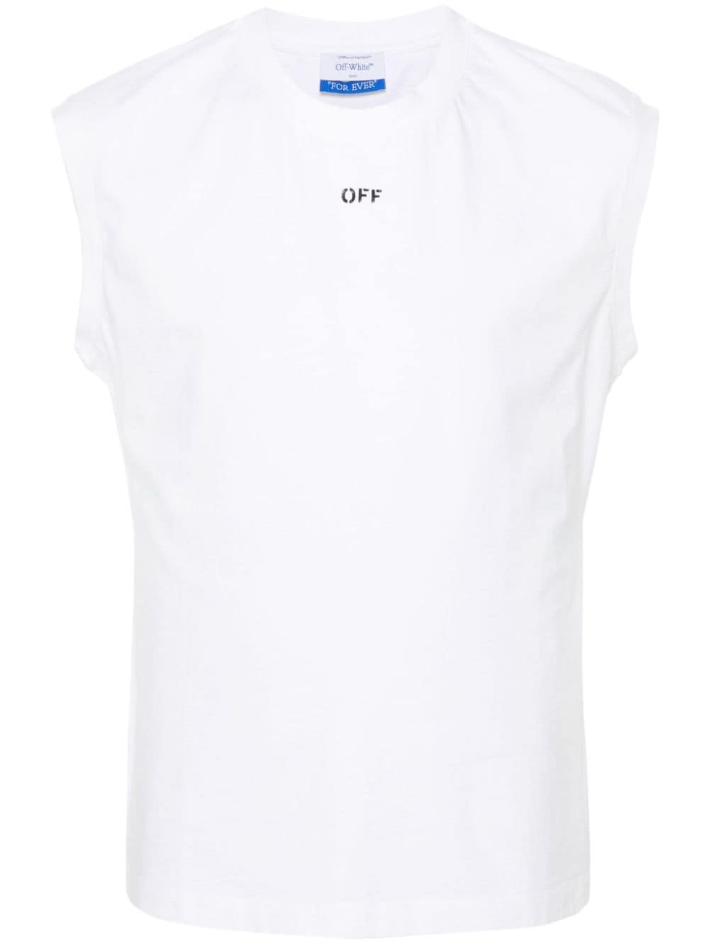 Off-White logo-print cotton tank top von Off-White
