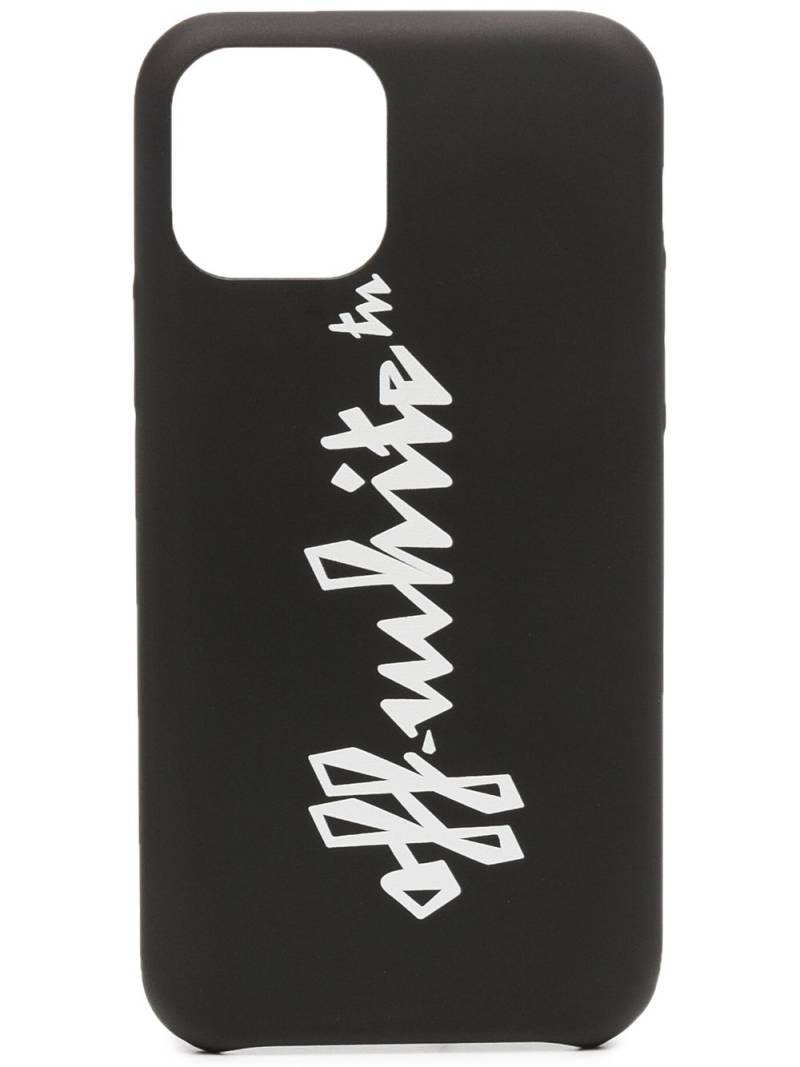 Off-White logo-print iPhone 11 Pro case - Black von Off-White