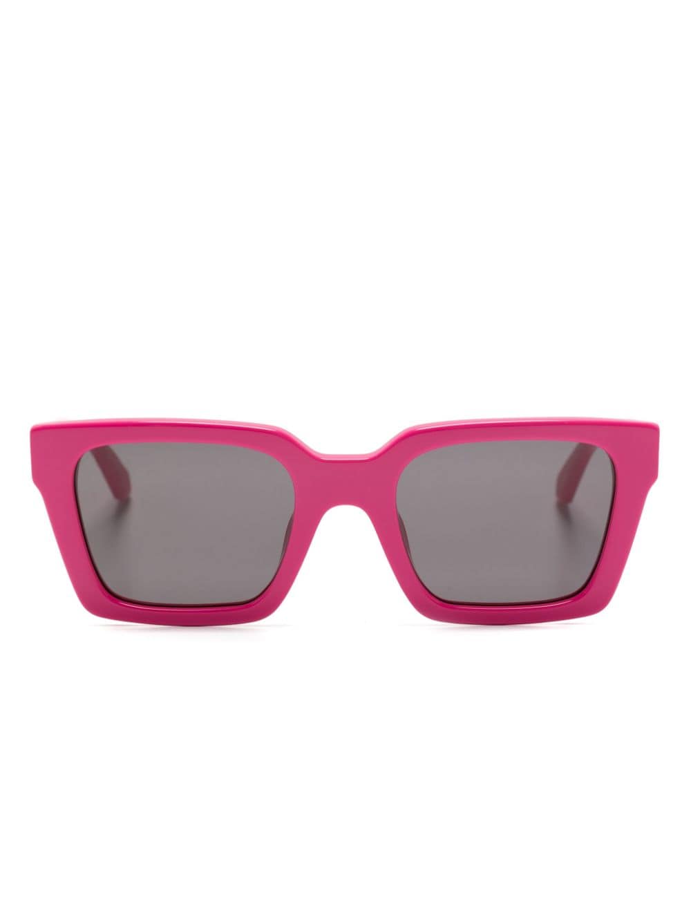 Off-White Eyewear logo-print square-frame sunglasses - Pink von Off-White Eyewear