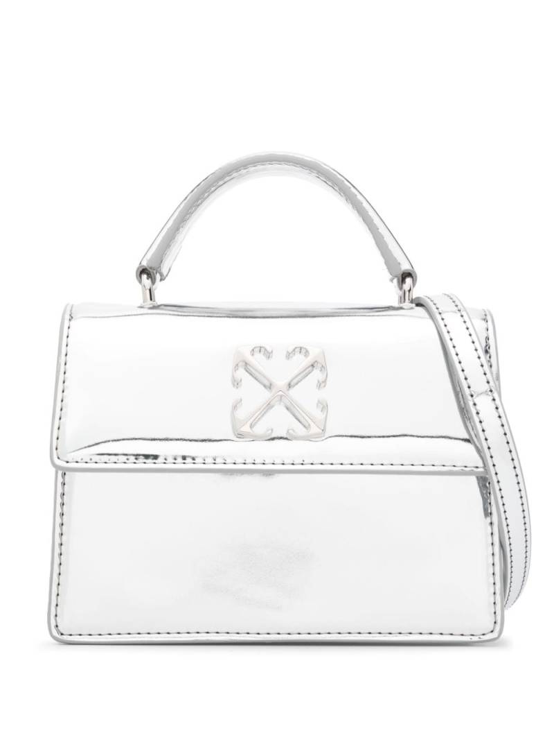 Off-White mini Jitney tote bag - Silver von Off-White