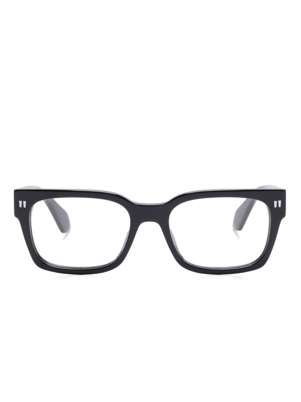 Off-White rectangle-frame glasses - Black von Off-White