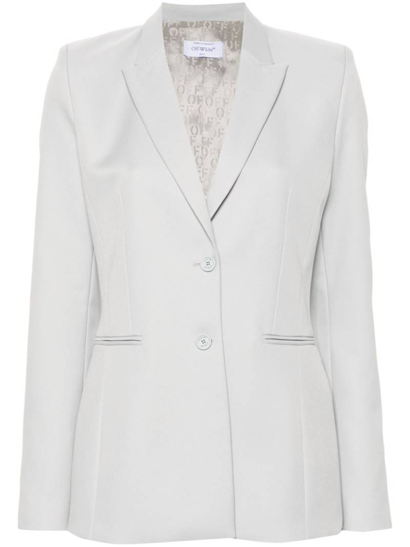 Off-White single-breasted blazer - Grey von Off-White