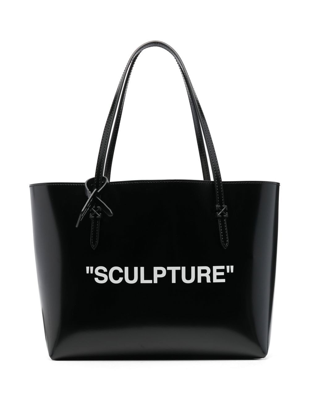 Off-White slogan-print tote bag - Black von Off-White