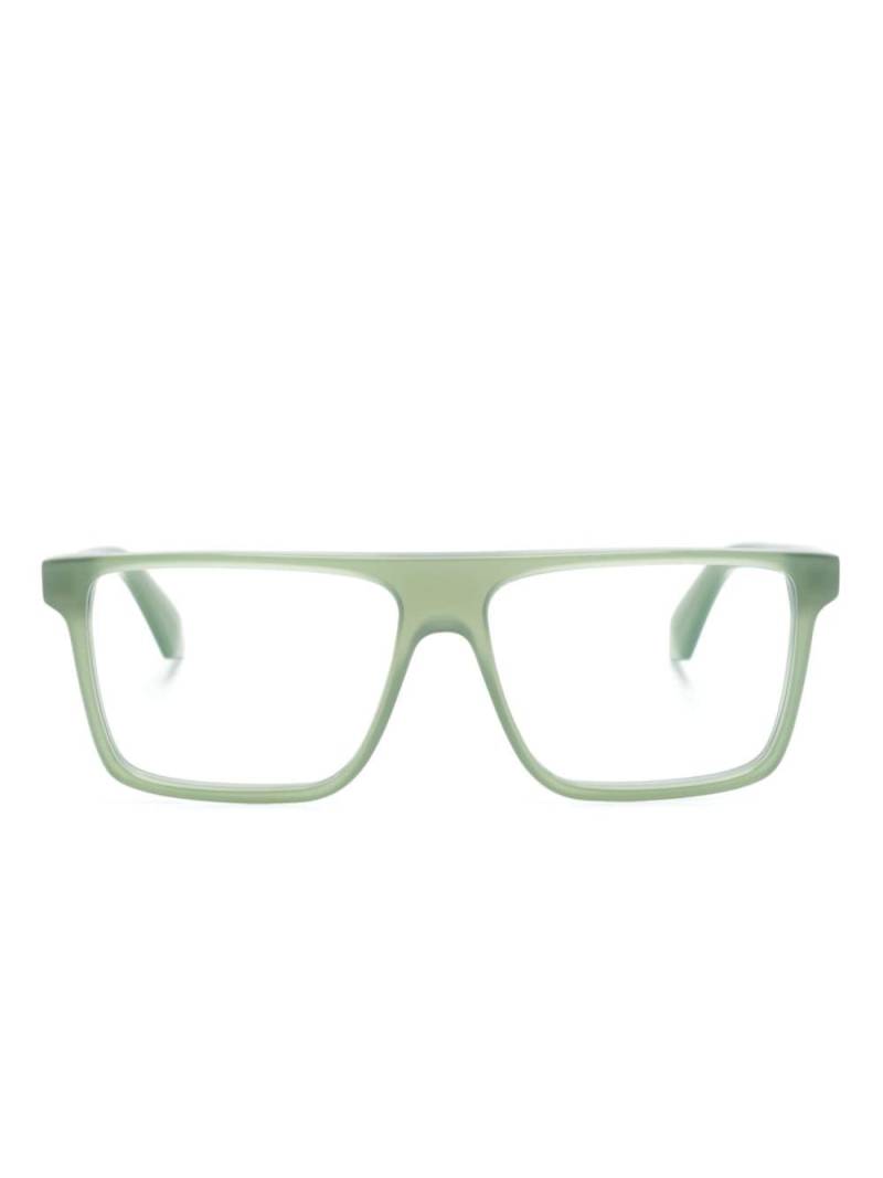 Off-White Eyewear square-frame glasses - Green von Off-White Eyewear