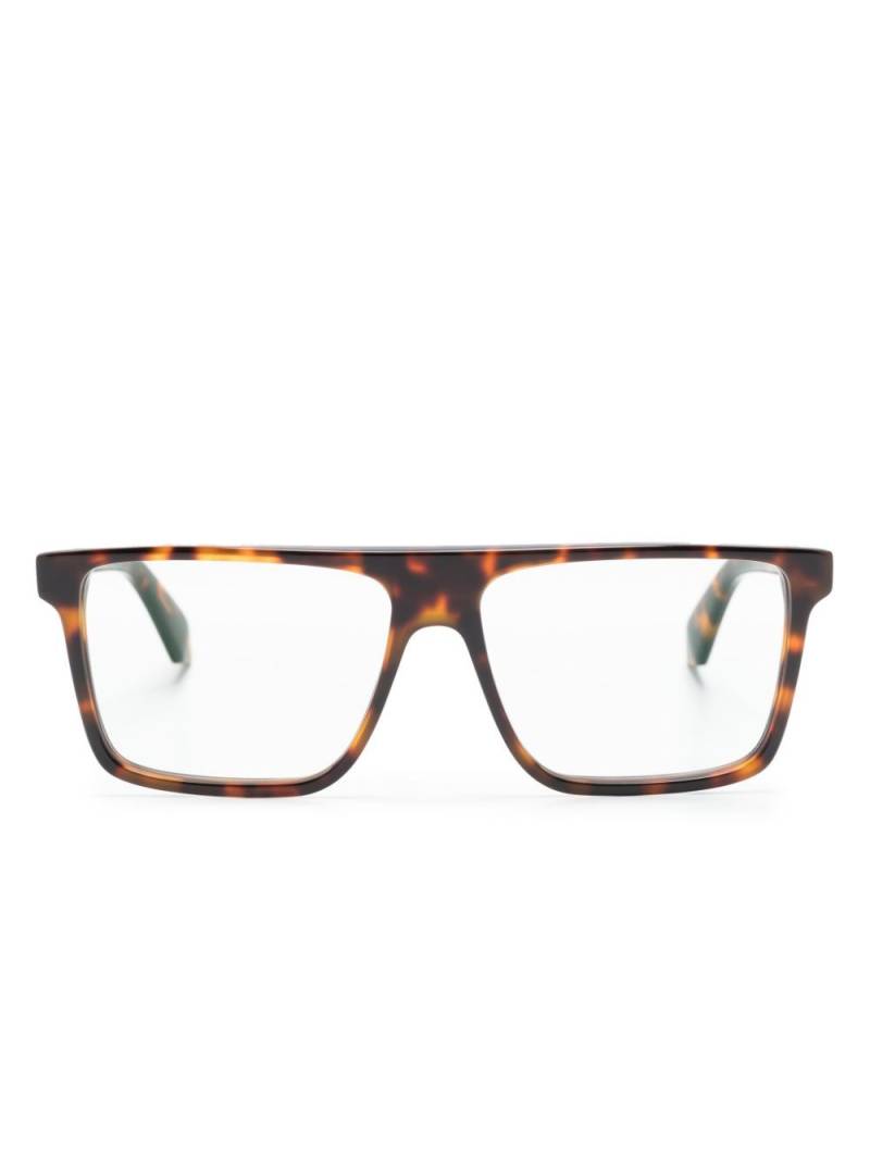 Off-White Eyewear square-frame glasses - Brown von Off-White Eyewear