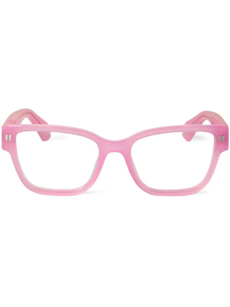 Off-White square-frame glasses - Pink von Off-White