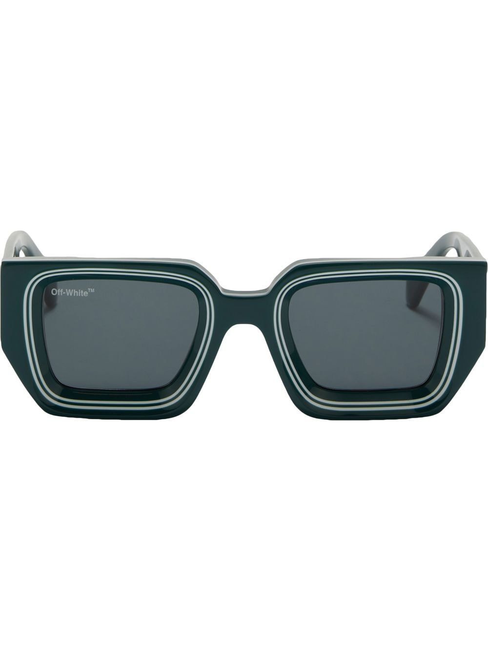 Off-White Eyewear square-frame tinted sunglasses - Green von Off-White Eyewear