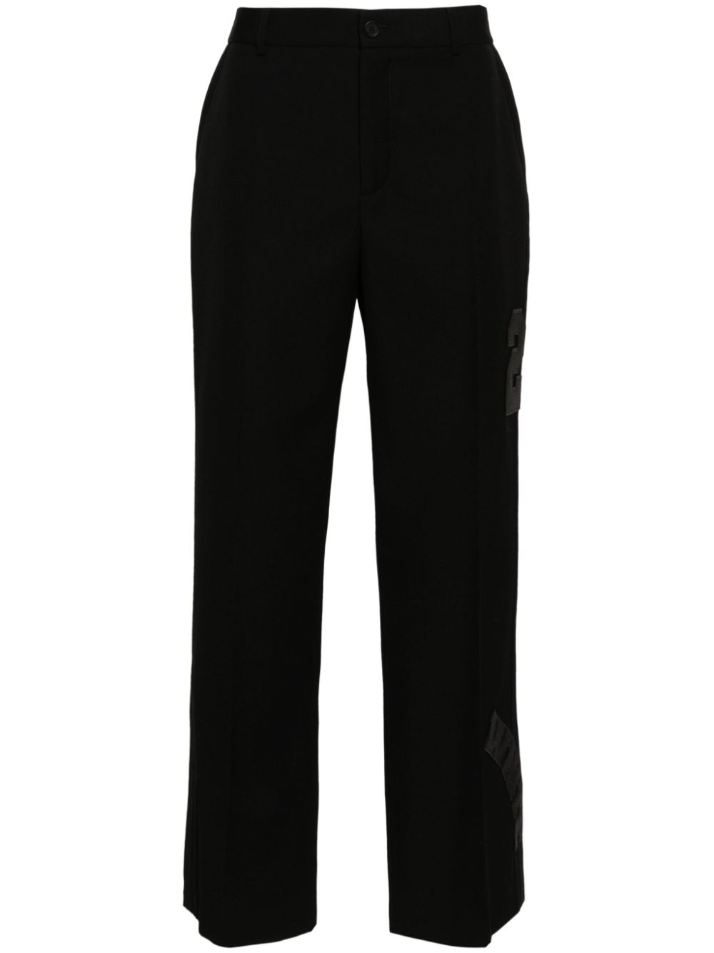 Off-White straight-leg virgin wool trousers - Black von Off-White