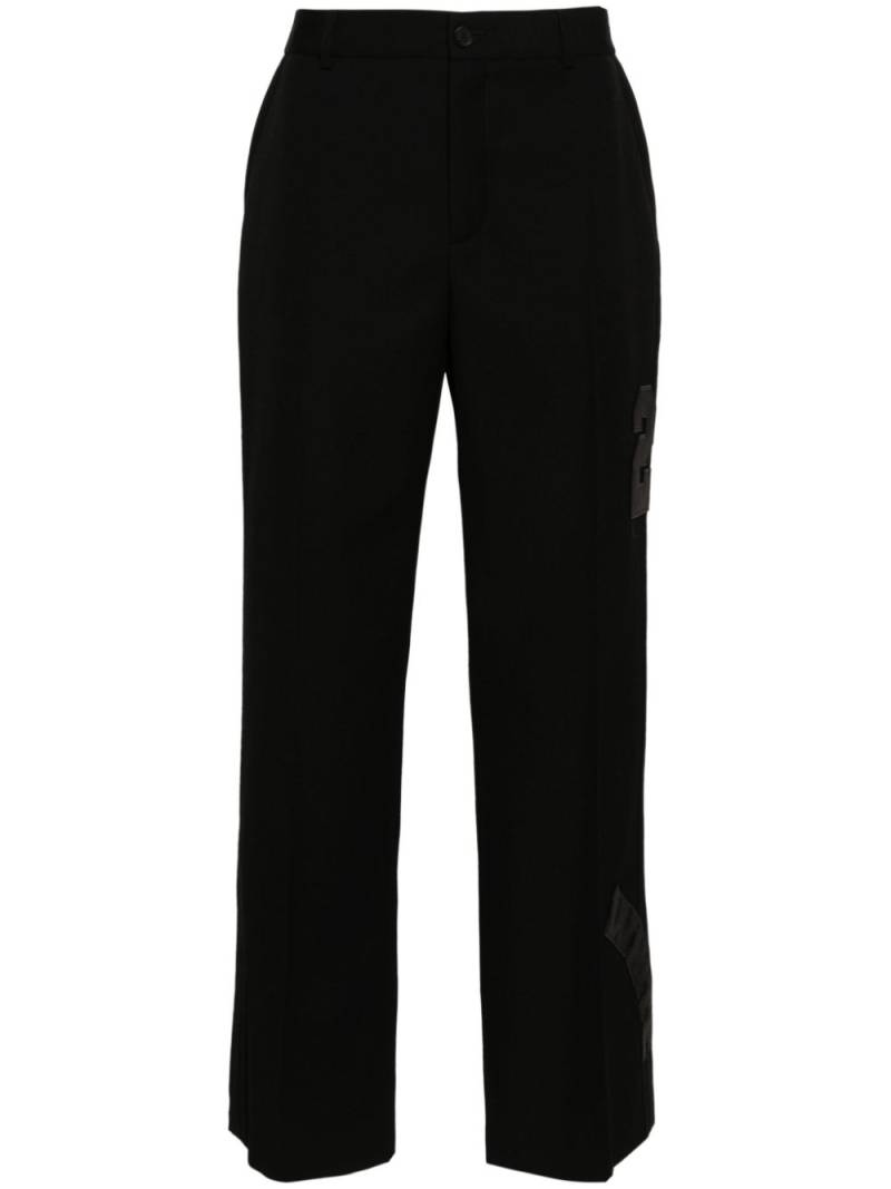 Off-White straight-leg virgin wool trousers - Black von Off-White