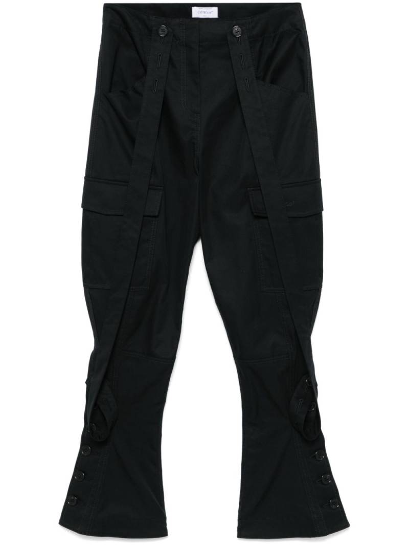 Off-White strap-detail cargo trousers - Black von Off-White