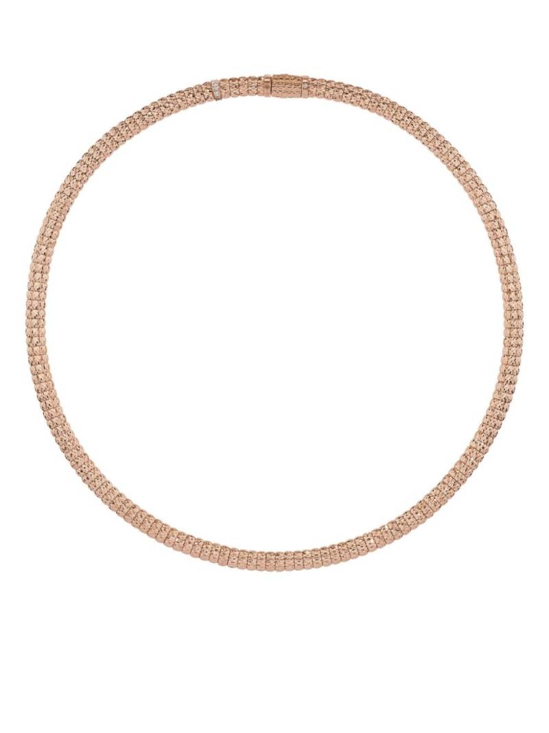 Officina Bernardi 18kt rose gold Enigma diamond necklace - Pink von Officina Bernardi