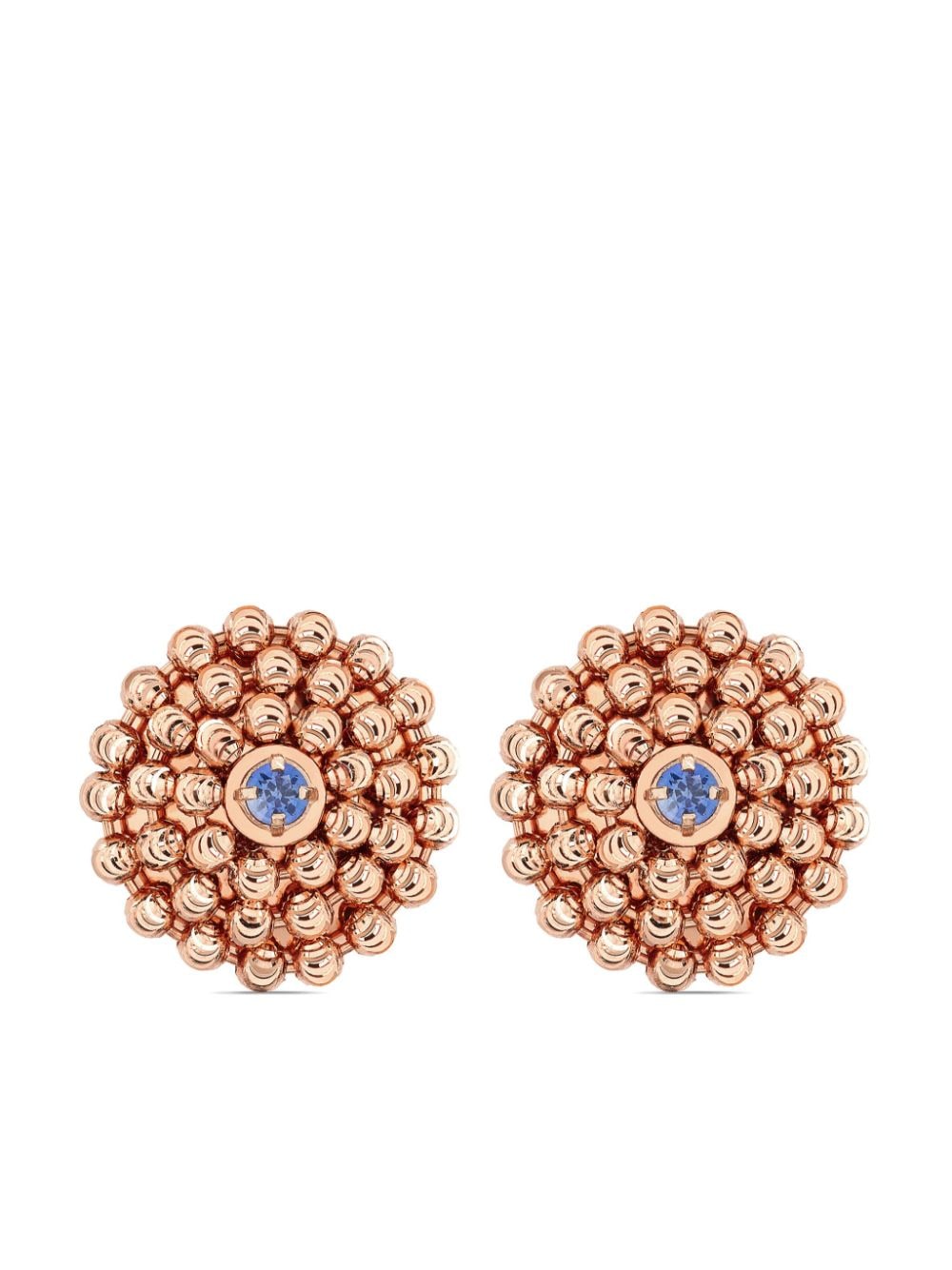 Officina Bernardi 18kt rose gold Mimosa sapphire earrings - Pink von Officina Bernardi