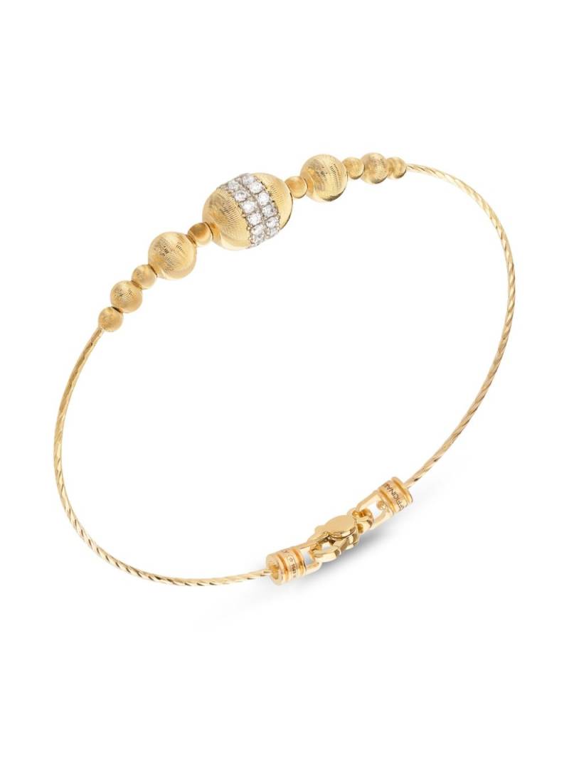 Officina Bernardi 18kt yellow gold Empire diamond bangle bracelet von Officina Bernardi