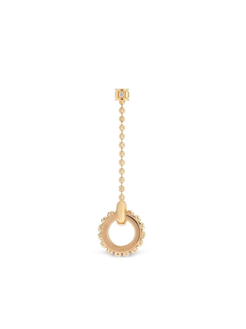 Officina Bernardi 18kt yellow gold Moon Dora diamond earrings von Officina Bernardi