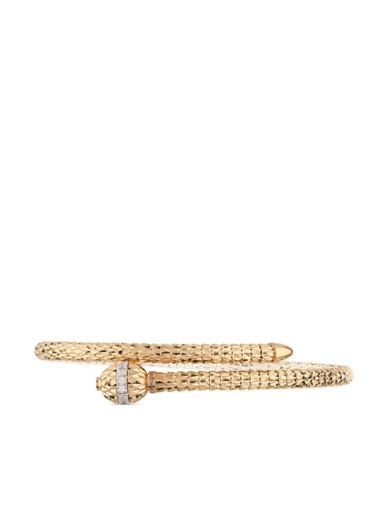 Officina Bernardi 18kt yellow gold Ophidia diamond bracelet von Officina Bernardi