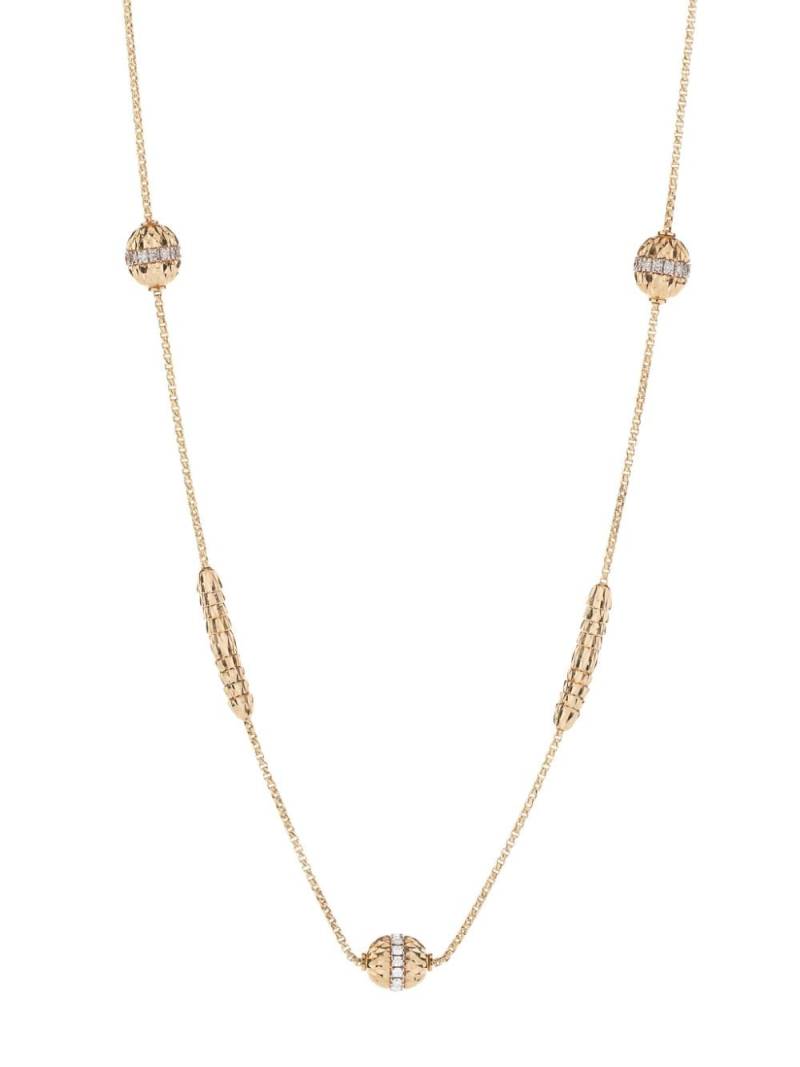 Officina Bernardi 18kt yellow gold Ophidia diamond necklace von Officina Bernardi