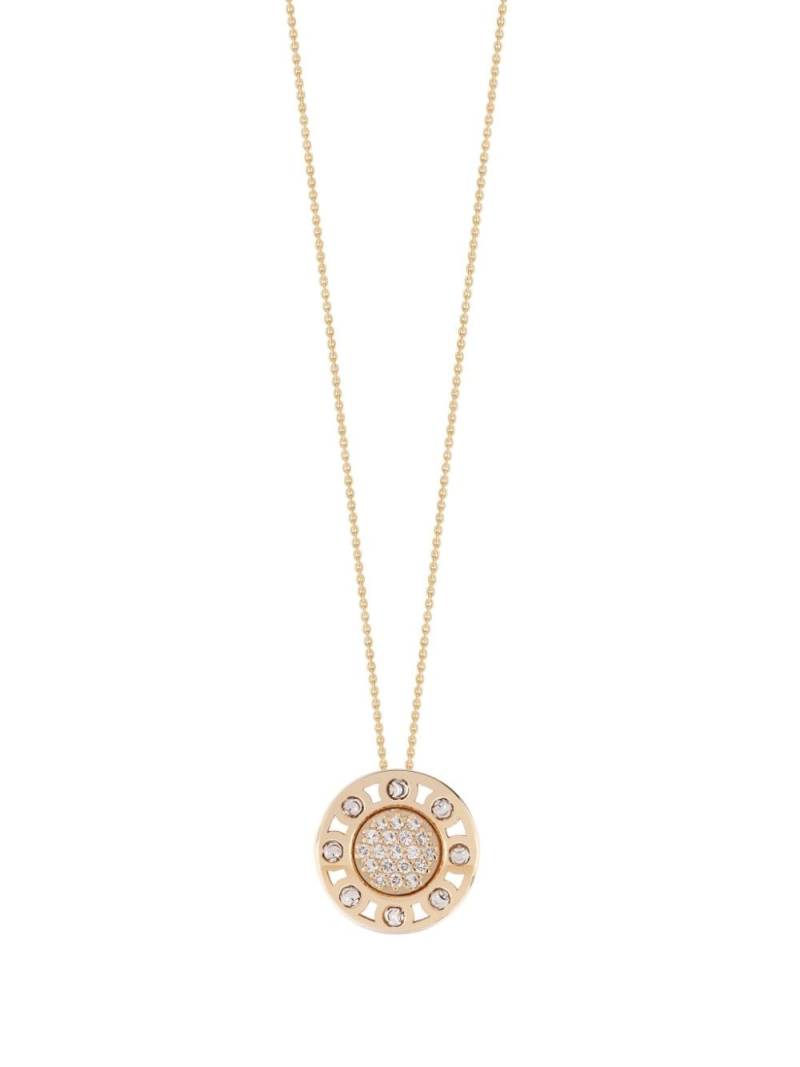 Officina Bernardi 18kt yellow gold small SenzaTempo diamond necklace von Officina Bernardi