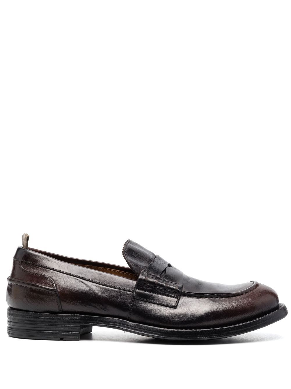 Officine Creative 25mm slip-on leather loafers - Brown von Officine Creative