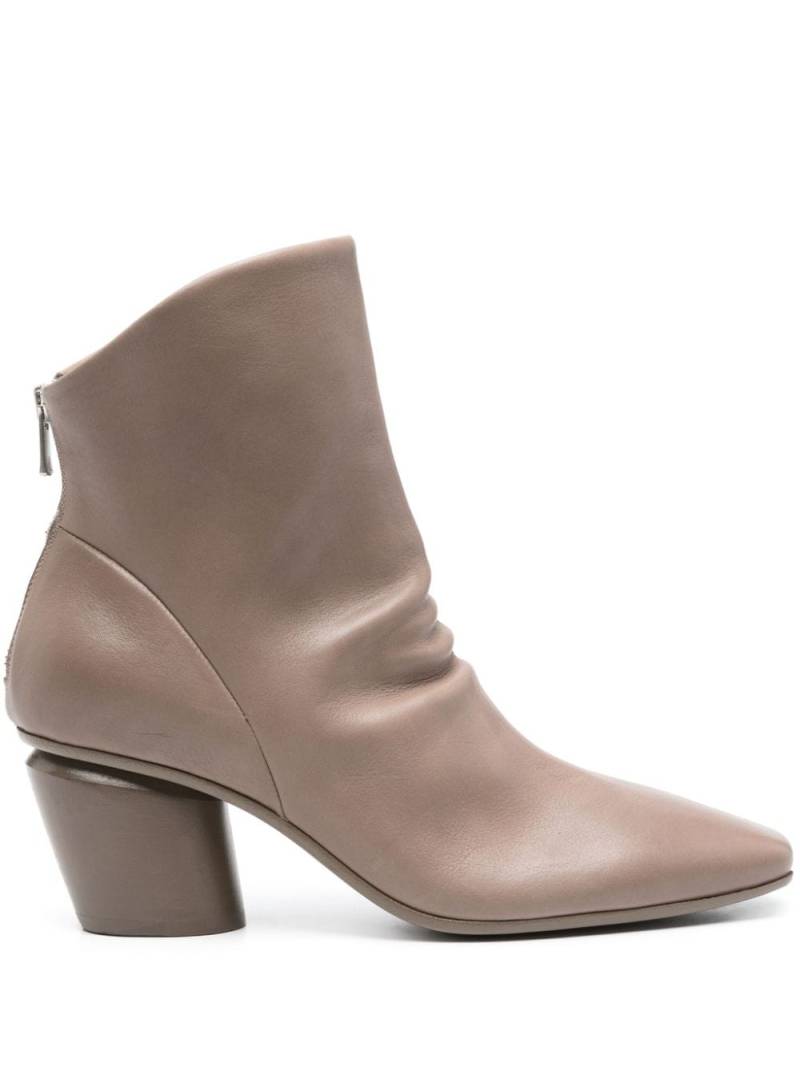 Officine Creative 80mm leather ankle boots - Neutrals von Officine Creative