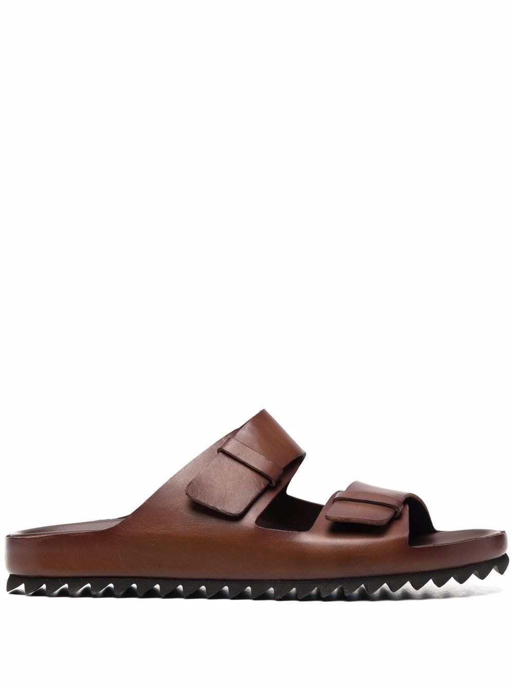 Officine Creative Agora double strap sandals - Brown von Officine Creative