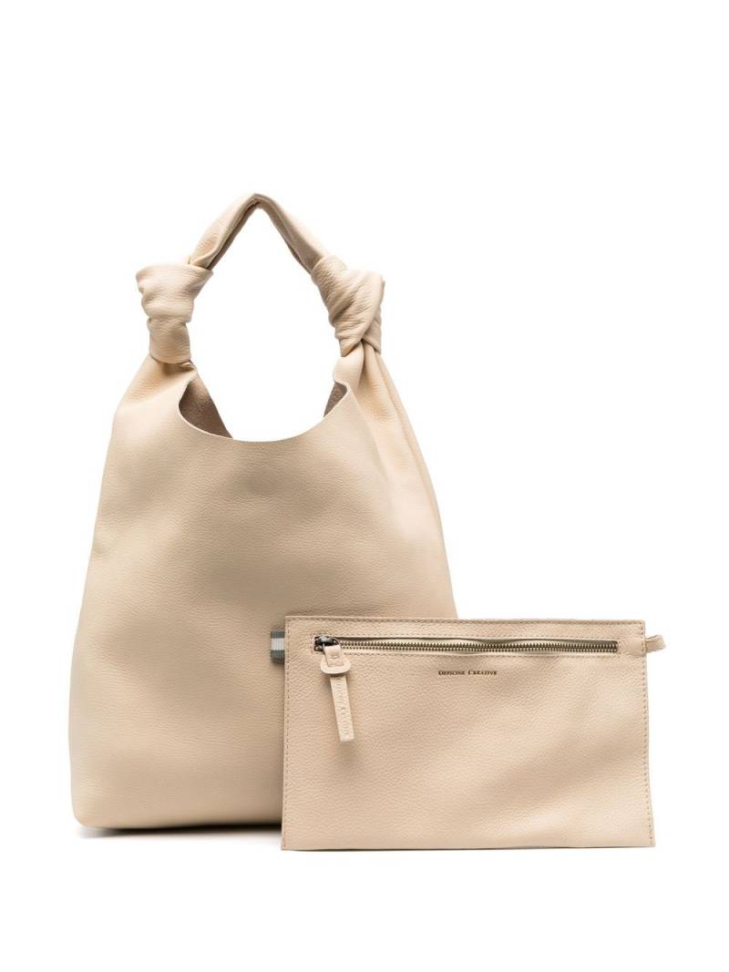 Officine Creative Bolina 15 leather tote bag - Neutrals von Officine Creative